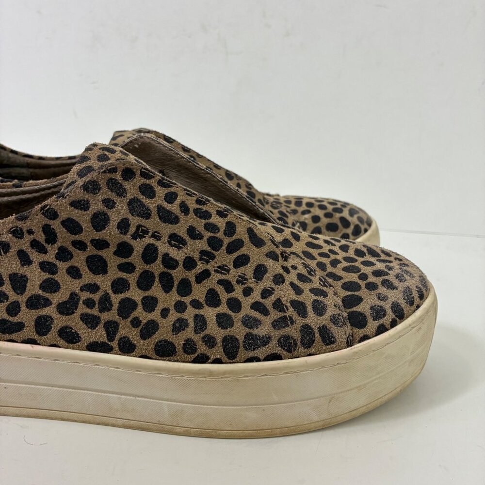 J/Slides Cheetah Print Platform Slip-On Sneakers … - image 3